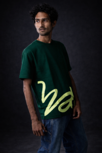 DUD Alien Signal Tee — heavy 280 GSM oversized tee — Chennai anti-fashion